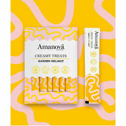 Amanova Cat Creamy Treats Garden Delight 6x15 g