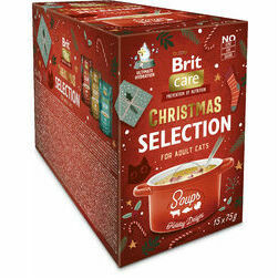 Brit Care Cat Christmas Selection Soups 15x75 g