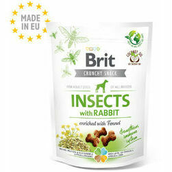 Brit Care Dog Crunchy Cracker Insects&Rabbit enriched with Fennel 200g