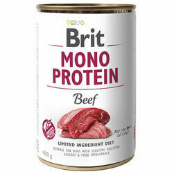 BRIT CARE wet Mono Protein Beef 400 g konservi suņiem