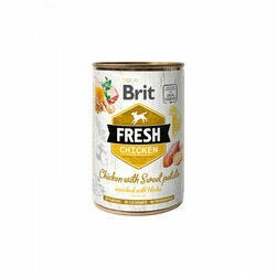 Brit Fresh Chicken&Sweet Potato 400g - konservi suņiem