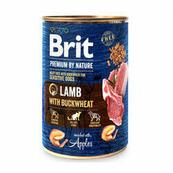 Brit Premium by Nature wet Lamb with Buckwheat 400 g mitrā barība suņiem