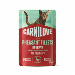 Carnilove Cat Pouch Pheasant Raspberry Leaves 85 g New