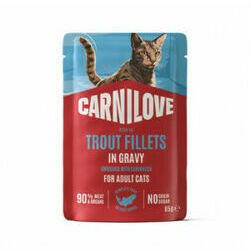 CARNILOVE Gravy rich in Trout enriched with Echinacea konservēta barība kaķiem 85 g