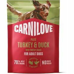 Carnilove Dog Adult Pate Turkey & Duck with Timothy Grass 300 g