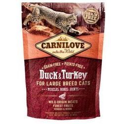 CARNILOVE Duck & Turkey Large Breed Cats 0,4 kg barība kaķiem