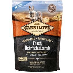 CARNILOVE Fresh Ostrich & Lamb for small breed 1,5 kg barība suņiem