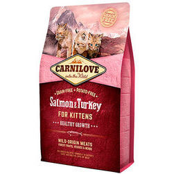 CARNILOVE Salmon & Turkey for Kittens 2 kg barība kaķiem