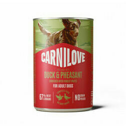 Carnilove Wild Meat Duck&Pheasant 400g New