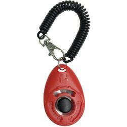 CLICKER red 17cm - ierīce suņu trenēšanai