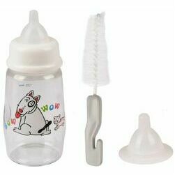Flamingo barošanas pudelīte ar otiņu 140ml