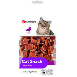 Flamingo gardumi kaķiem DUCK FILLET BITES 50g.