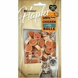 Flamingo gardumi kaķiem FISH CHICKEN ROLLS 50 g.