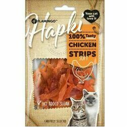Flamingo gardums kaķiem HAPKI CHICKN Soft Strip 85g