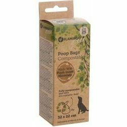 Flamingo izkārnījumu maisiņi COMPOSTABLE CARDUN GREEN 2x25 gb
