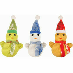 Flamingo rotaļlieta suņiem CHRISTMAS SNOWMAN 17CM