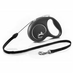 flexi Black design S Cord 5 m silver