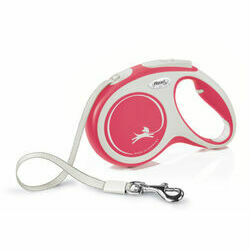 flexi New Comfort L lente 8 m, red - pavada suņiem