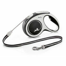 flexi New Comfort M 8 m black trose - pavada suņiem
