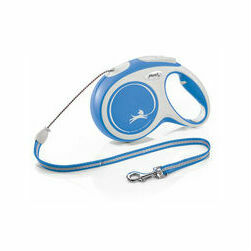 flexi New Comfort M 8 m blue trose - pavada suņiem