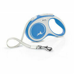 flexi New Comfort S 5 m blue lente - pavada suņiem