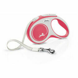 flexi New Comfort S lente 5 m, red - pavada suņiem