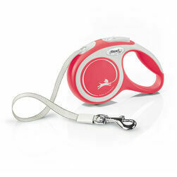 flexi New Comfort XS lente 3 m, red - pavada suņiem