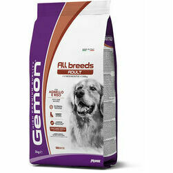 GEMON Dog ALL BREEDS Adult with lamb & rice 3 kg - barība suņiem