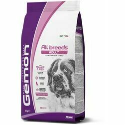 GEMON Dog ALL BREEDS Adult with pork&rice 3 kg - barība suņiem