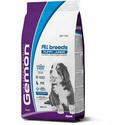 GEMON Dog ALL BREEDS Puppy and Junior with tuna and rice 15 kg - barība suņiem