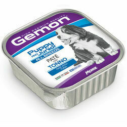 GEMON Dog pate Puppy & Junior tuna 150 gr - pastēte suņiem