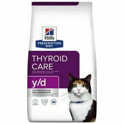 Hills Prescription Diet Cat Y/D Thyroid Care 1.5kg barība kaķiem