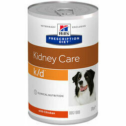 Hills Prescription Diet Dog K/D Kidney Care 370g konservi suņiem