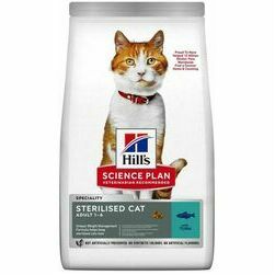 Hills Science Plan Cat Sterilised Adult with tuna 1,5 kg barība kaķiem