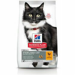 Hills Science Plan Cat Sterilised Mature Adult 7+ with chicken 300g barība kaķiem