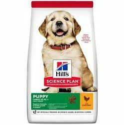 Hills Science Plan Dog Puppy Large Breed with chicken 14.5kg barība suņiem