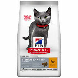 Hills Science Plan STERILISED KITTEN with chicken 1.5kg barība kaķiem