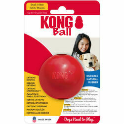 KONG Ball with Hole Small - rotaļlieta suņiem