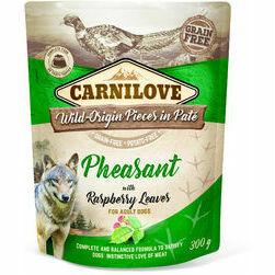 Carnilove Pate Pheasant with Raspberry Leaves 300 g konservi suņiem
