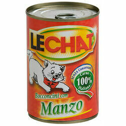 LeChat Adult Chunkies with Beef 400 g