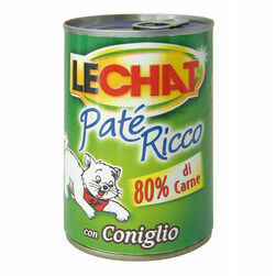 LeChat Adult Pate Ricco with Rabbit 400 g