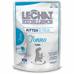 LeChat Excellence Pouch Kitten Chunkies with Tuna 100 g