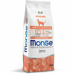 MONGE Adult Monoprotein Salmon 10 kg - barība kaķiem