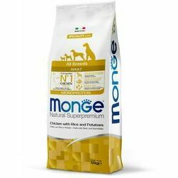 MONGE ALL BREEDS Adult Chicken, Rice and Potatoes 12 kg - barība suņiem
