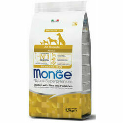 MONGE ALL BREEDS Adult Chicken, Rice and Potatoes 2,5 kg - barība suņiem