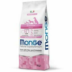 Monge All Breeds Adult Monoprotein Pork with Rice and Potatoes 12 kg - barība suņiem