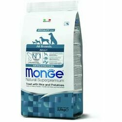 MONGE ALL BREEDS Adult Trout 2,5 kg - barība suņiem