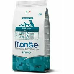 MONGE ALL BREEDS Hypoallergenic Salmon and Tuna 2,5 kg - barība suņiem