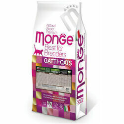 MONGE BWild Cat Large Breed Buffalo with Potatoes and Lentils 10 kg - barība kaķiem