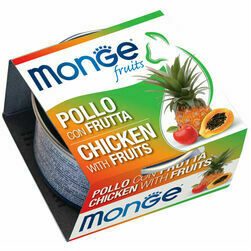 Monge Cat Fruits Adult Chicken Flakes with Fruits 80 g